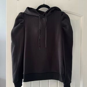 Ladies puff sleeve hoodie